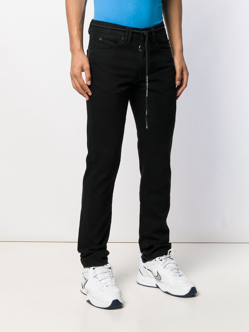 Off-White Embroidered Arrows Logo Trousers - Farfetch