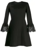 Valentino Garavani lace insert short dress - Black