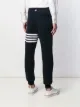 Thom Browne 4-Bar Stripe Navy Sweatpants