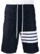 الصورة 1 من Thom Browne شورت رياضي بشبك