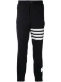 Thom Browne plain weave suiting track pants - Blue