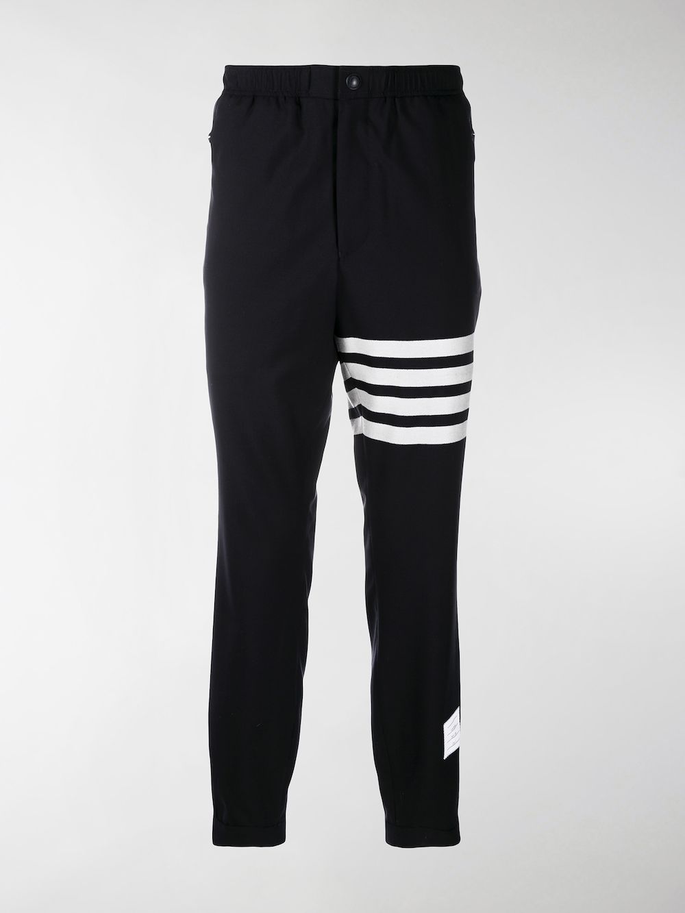 THOM BROWNE TAPERED TRACK PANTS,14123959