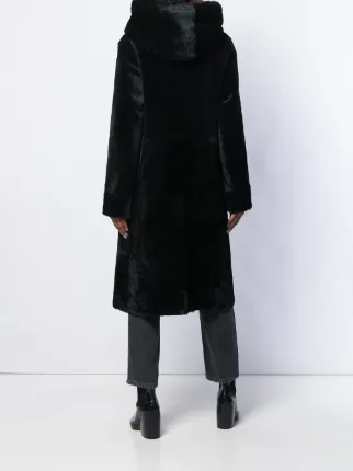 hooded fur coat展示图