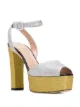 Image 2 of Giuseppe Zanotti glitter platform sandals