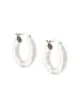 Image 1 of Bottega Veneta distressed hoop earrings