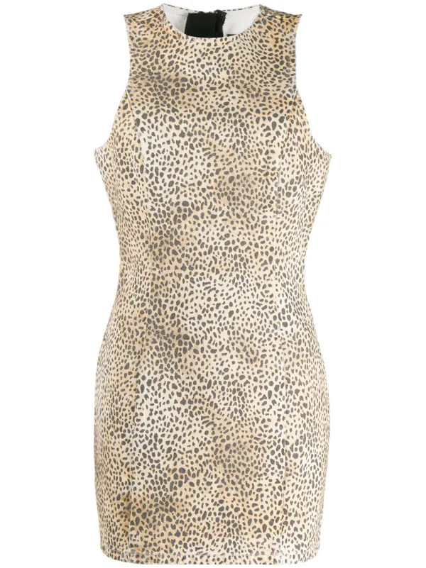 cheetah print dress