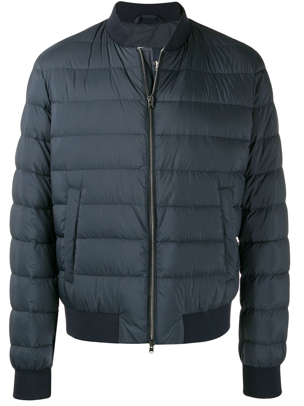Shop Herno Padded Coat In Blue