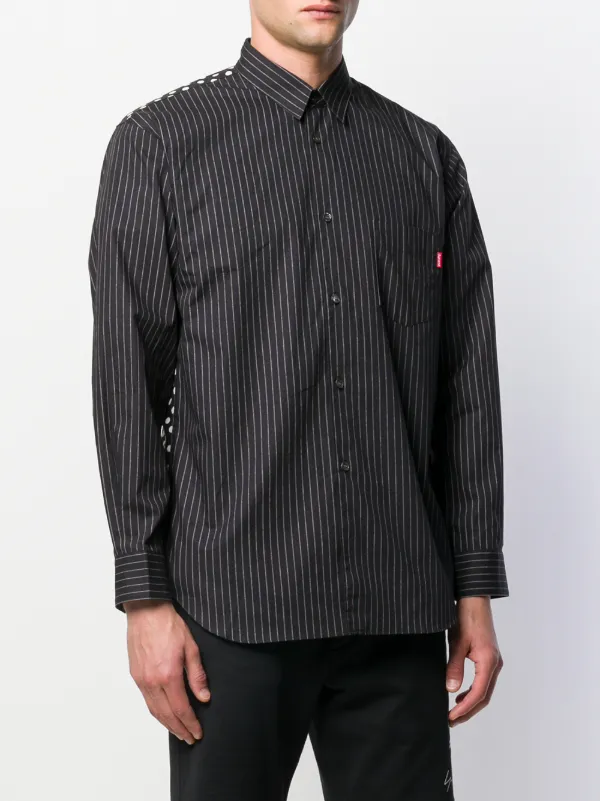 cdg button up shirt