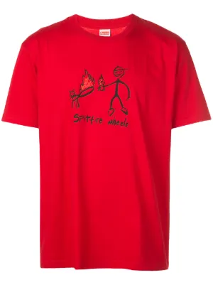 Supreme ロゴ Tシャツ | レッド | FARFETCH JP