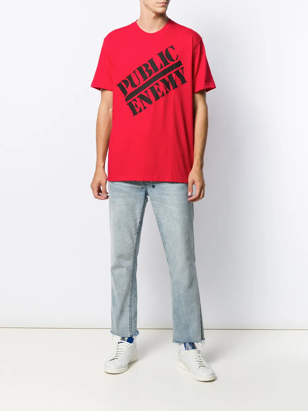 Supreme T-shirt met print Rood