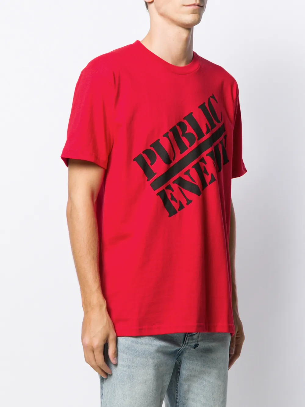 Supreme T-shirt met print Rood