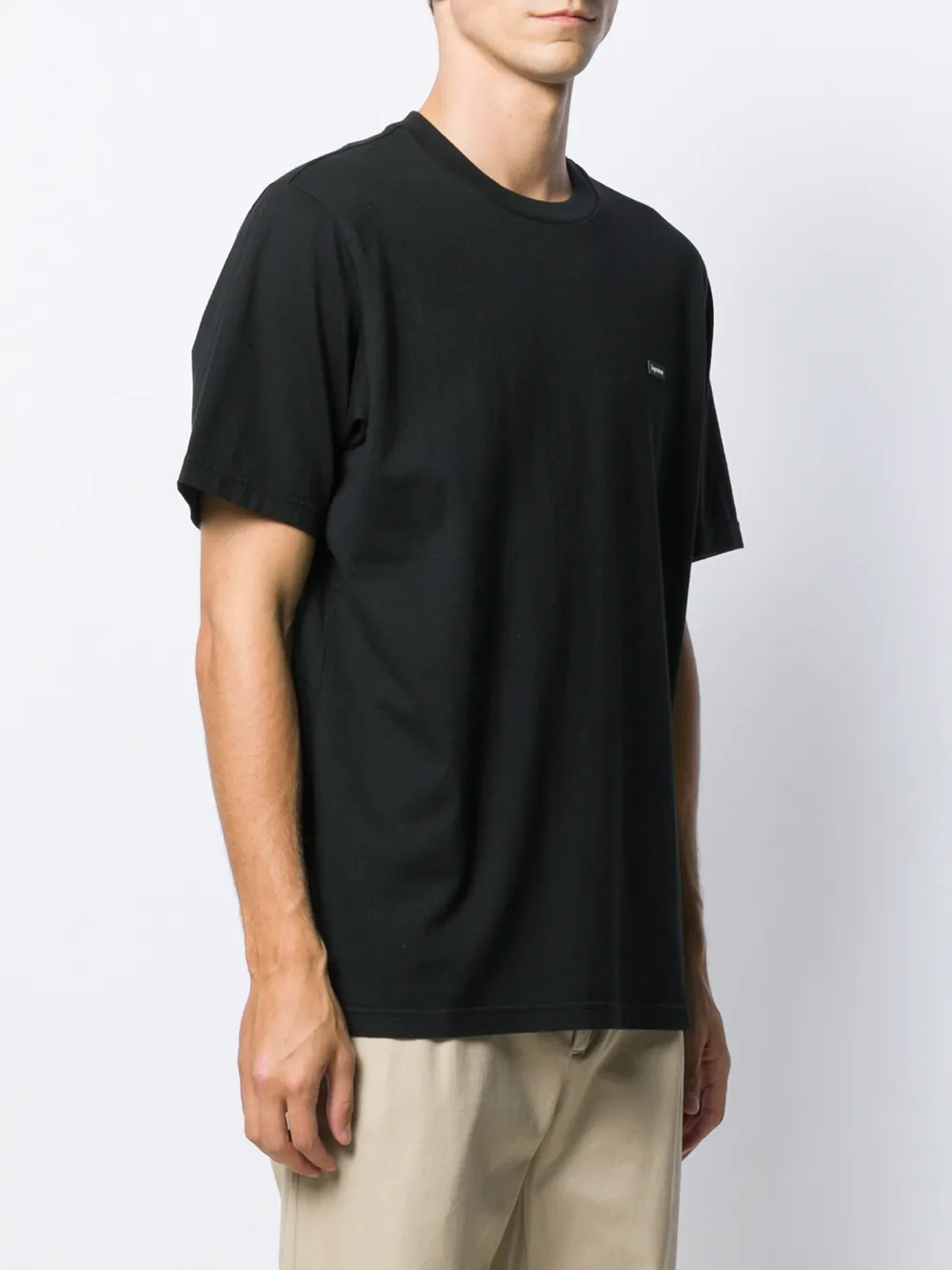  Supreme Klassisches T Shirt   Schwarz 