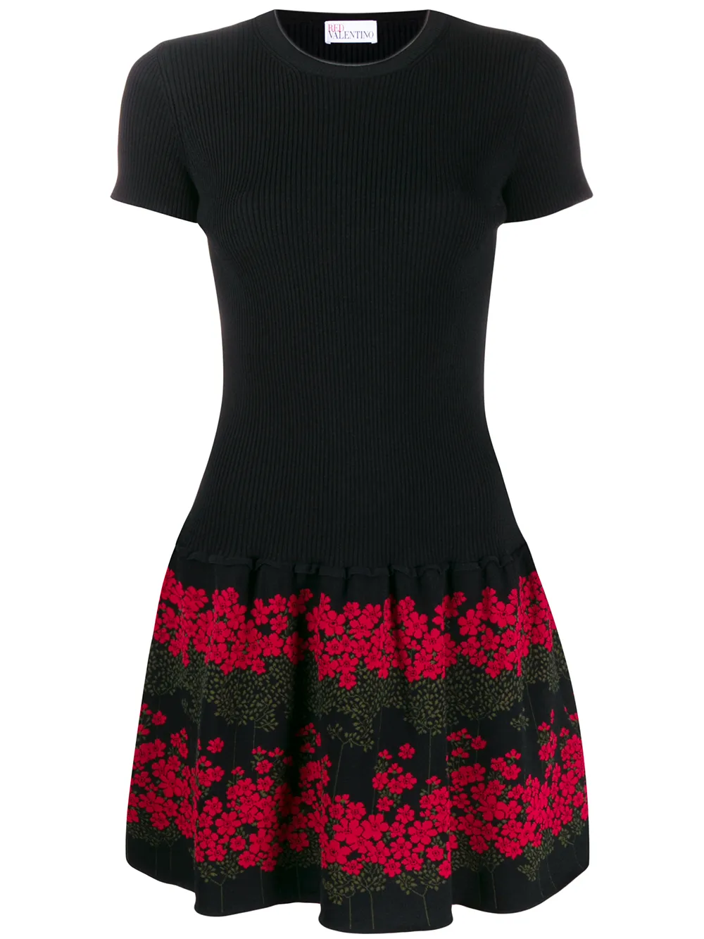 Red Valentino floral print short dress $710 - Shop AW19 Online - Fast Delivery, Price