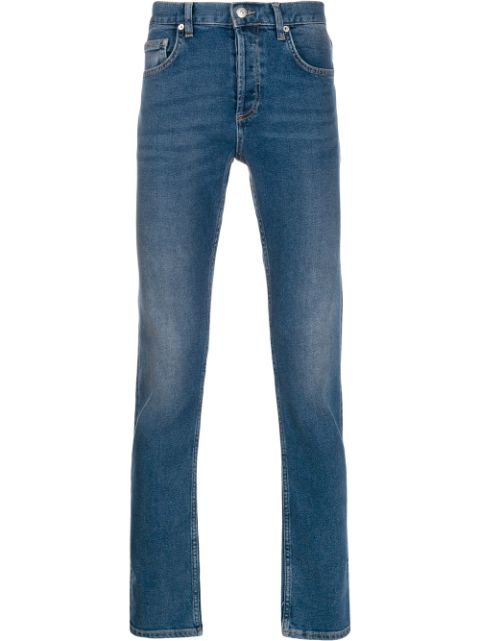 SANDRO slim-fit washed jeans Men