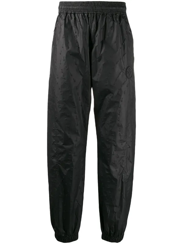off white black track pants