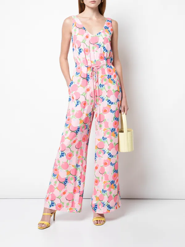 staud pink jumpsuit
