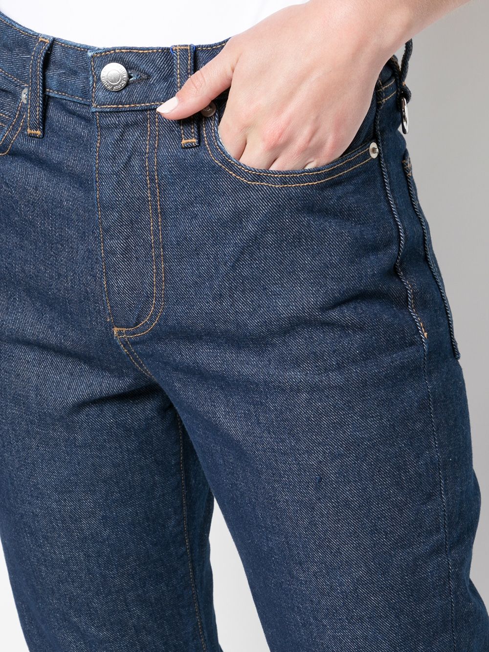 фото Simon miller расклешенные джинсы с декоративной строчкой