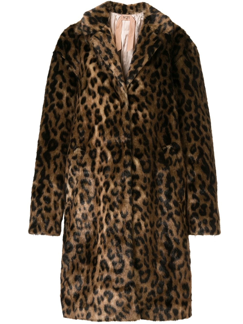 фото Nº21 пальто оверсайз с леопардовым принтом