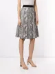 Giambattista Valli pleated floral skirt