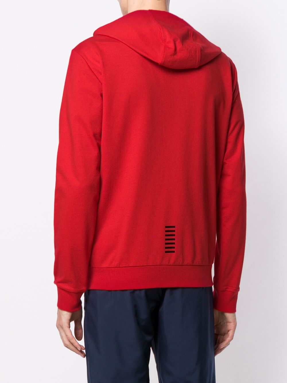 Ea7 Emporio Armani zip-up Logo Hoodie - Farfetch