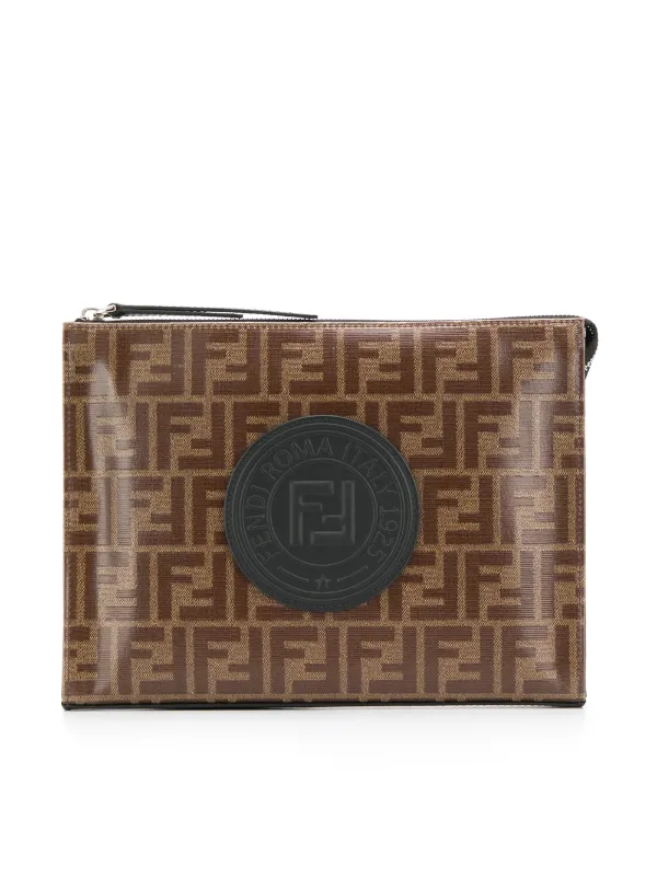 fendi monogram clutch