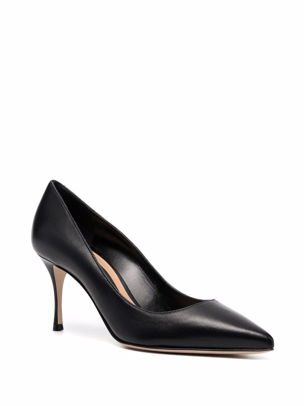 Sergio Rossi Vernice stiletto pumps - Zwart