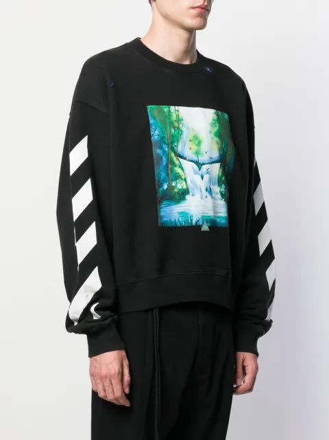 waterfall hoodie off white