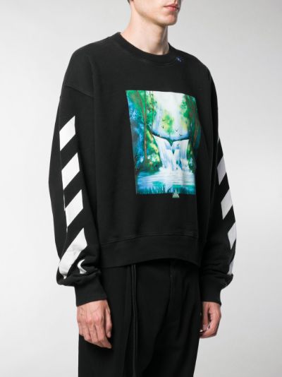 off white waterfall sweatshirt