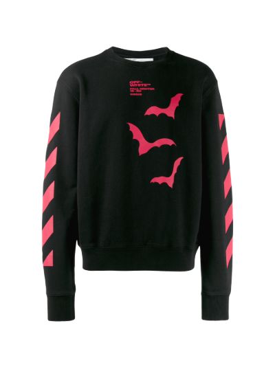 off white bat sweatshirt