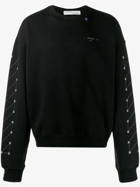 Off-White sudadera con flecha estampada
