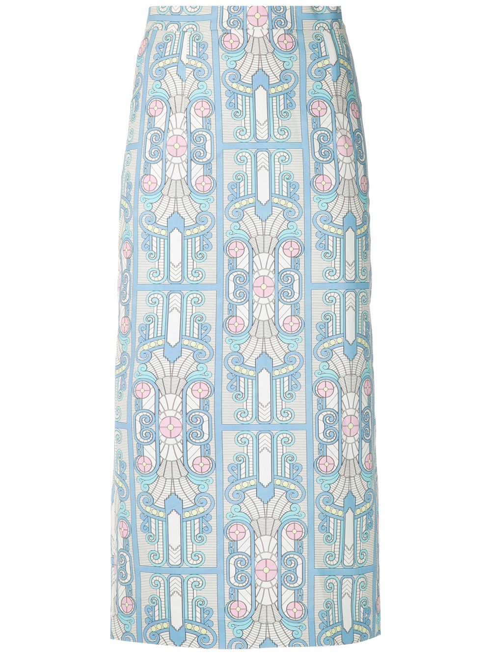 фото Reinaldo Lourenço printed midi skirt