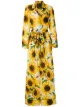 Imagem 1 de Dolce & Gabbana Vestido longo de seda estampado