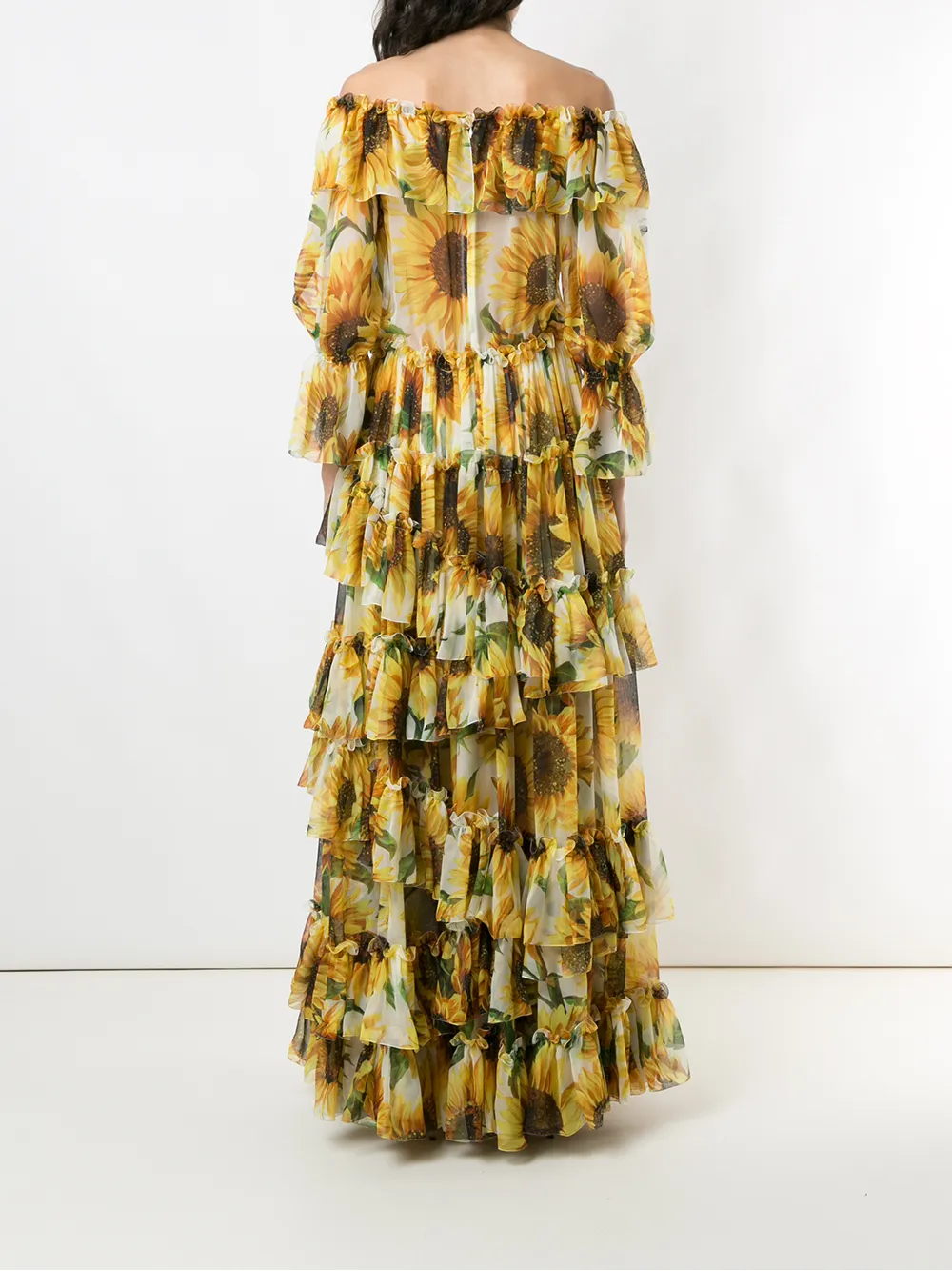 Strapless on sale sunflower dress