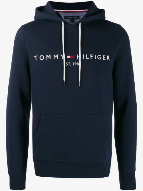 Tommy Hilfiger sudadera con capucha y logo bordado