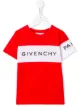 الصورة 1 من Givenchy Kids تيشيرت بشريط مزين بالشعار