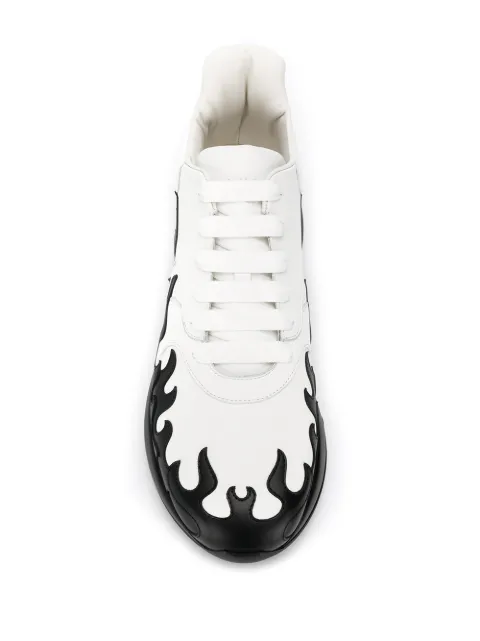 alexander mcqueen flame sneakers