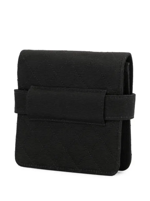 CHANEL Pre-Owned 1990 textured diamond quilted belt bag 1765791 - 2
