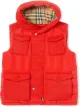 الصورة 1 من Burberry Kids سترة بلا أكمام بغطاء رأس منفوخة ومبطنة بالريش