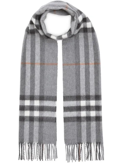 Écharpe en cachemire à carreaux - Burberry - Modalova