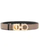 Image 1 of Salvatore Ferragamo reversible Gancini belt