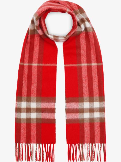 Burberry The classic check cashmere scarf Women