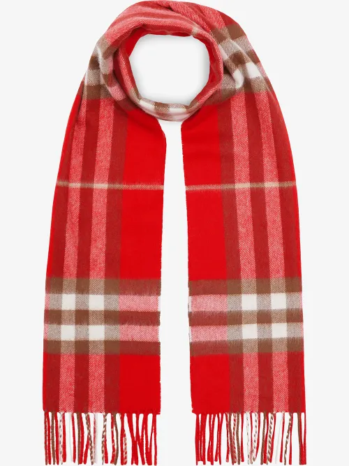 Écharpe en cachemire à carreaux - Burberry - Modalova