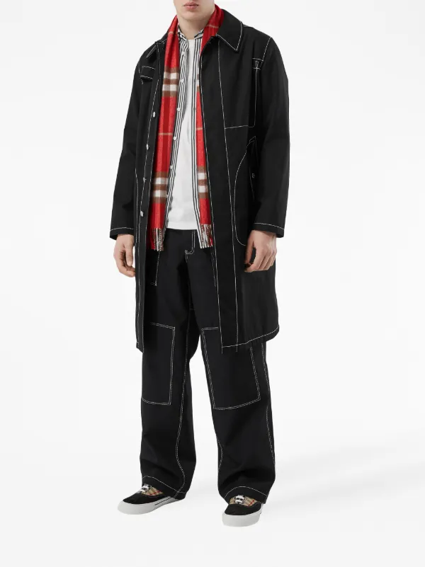 Burberry The Classic Check Cashmere Scarf | Red | FARFETCH