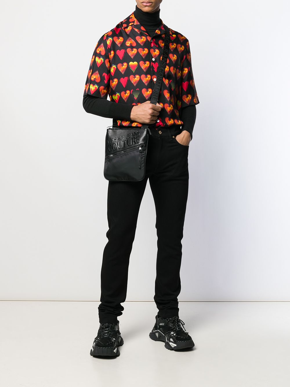 фото Versace Jeans Couture сумка-мессенджер с логотипом
