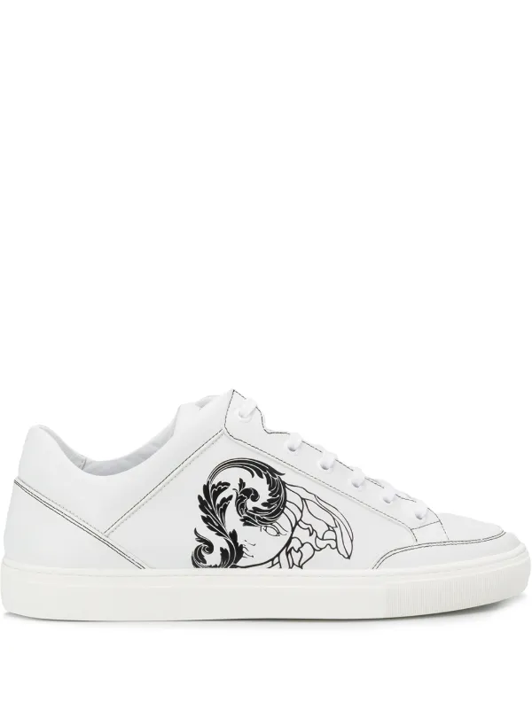 Versace Collection Medusa Print Low Top Sneakers | Farfetch.com Versace Collection Medusa Print Low Top Sneakers | Farfetch.com