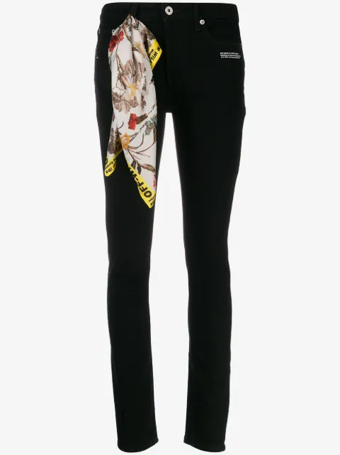 Off-White skinny leg jeans