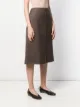 Jil Sander front slit skirt
