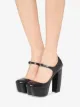Miu Miu platform Mary Jane pumps