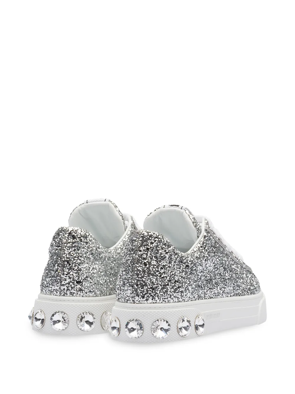 Miu Miu Glitter Sneakers - Farfetch