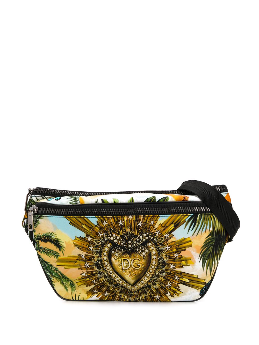 фото Dolce & Gabbana поясная сумка с принтом Sacred Heart